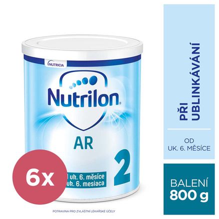 6x NUTRILON 2 AR speciální pokračovací mléko 800 g, 6+