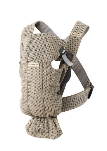 Babybjorn nosítko MINI Grey beige 3D Mesh