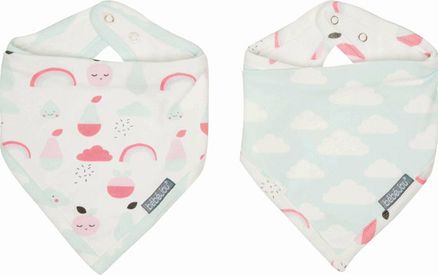 Bebe-Jou Bandana slintáčik Bébé-Jou Blush Baby 2 ks