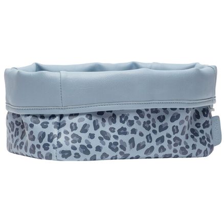 Bebe-Jou Textilný košík na dojčenské potreby Bébé-Jou Leopard Blue