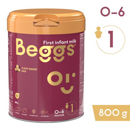 BEGGS 1 Mlieko počiatočné 800 g 0m+