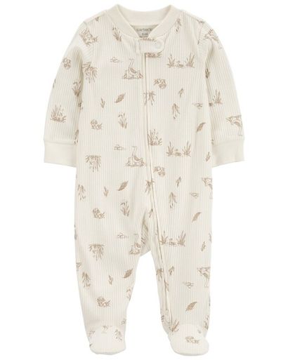 CARTER'S Overal na zips Sleep&Play Ivory Goose neutrál 3m/ veľ. 62