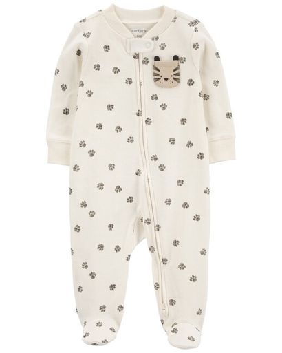 CARTER'S Overal na zips Sleep&Play Ivory Paw chlapec 3m/ veľ. 62