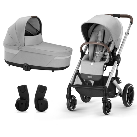 CYBEX Kombinovaný kočík BALIOS S LUX Lava grey - silver rám