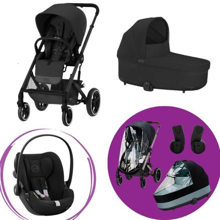 CYBEX Kombinovaný kočík BALIOS SET L - Black