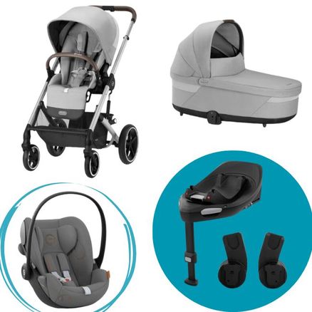 CYBEX Kombinovaný kočík BALIOS SET M - Lava Grey