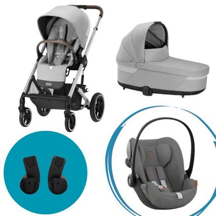 CYBEX Kombinovaný kočík BALIOS SET S - Lava Grey