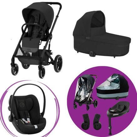 CYBEX Kombinovaný kočík BALIOS SET XL - Black