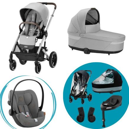 CYBEX Kombinovaný kočík BALIOS SET XL - Lava Grey