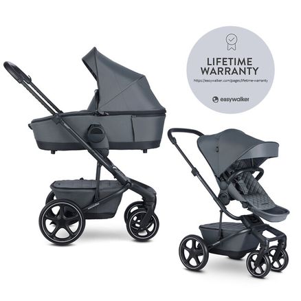 DARČEK v HODNOTE 150€/ EASYWALKER Kočík kombinovaný Harvey? Premium 2v1 Mineral Grey LITE RWS