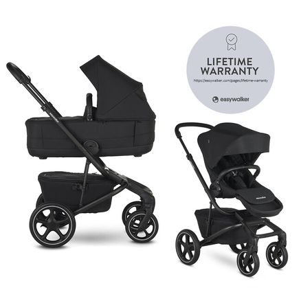 DARČEK v HODNOTE 150€/ EASYWALKER Kočík kombinovaný Jimmey 2v1 Pepper Black LITE RWS