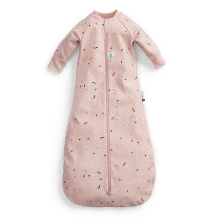 ERGOPOUCH Vak na spanie s rukávmi organická bavlna Jersey Daisies 8-24 m, 8-14 kg, 1 tog