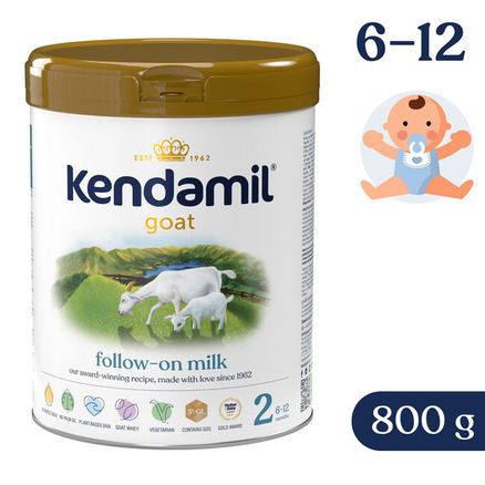 KENDAMIL Kozie pokračovacie mlieko 2 (800 g) DHA+