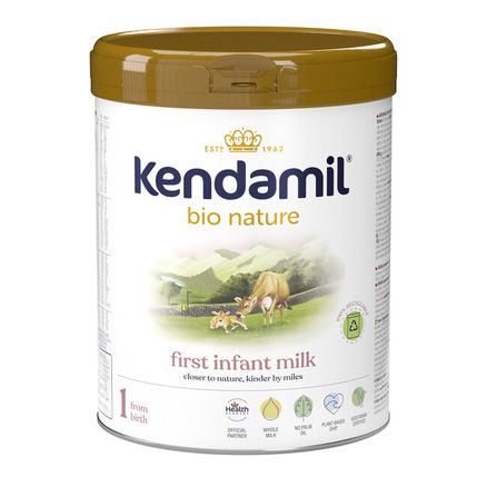 KENDAMIL Mlieko počiatočné BIO Nature 1 DHA+ (800 g) 0m+