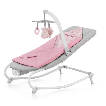 LETNÝ VÝPREDAJ - KINDERKRAFT Húpatko vibrujúce s melódiou Felio 2 Peony Rose 0m+, do 9 kg