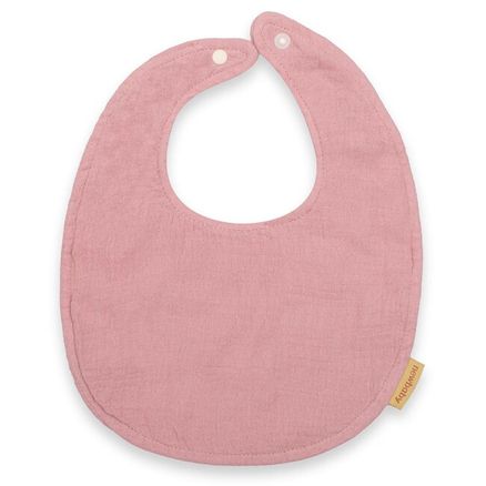 Mušelínový detský podbradník New Baby pink - Ružová