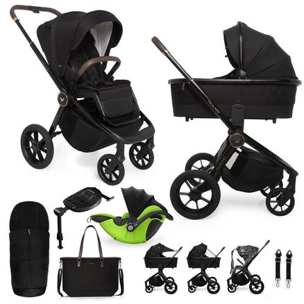 MUUVO Kočík kombinovaný Quick SE 2 Sunset black set 2v1 + DARČEK KIDDY Evoluna i-size 2 + základňa