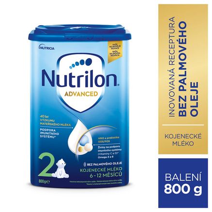 NUTRILON 2 Pokračovacie dojčenské mlieko 800 g, 6+