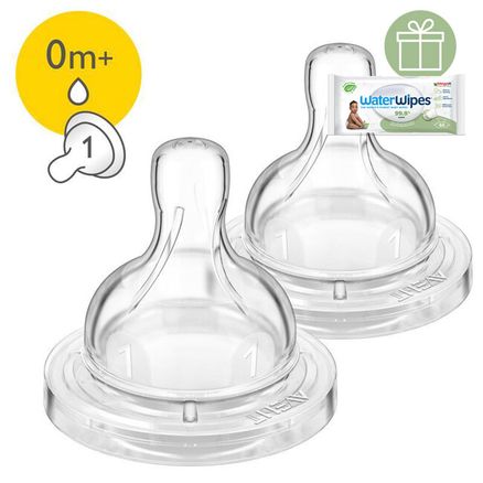 Philips AVENT Cumlík Antikolik 1 novorodenecký 0m+ 2 ks + Darček WaterWipes