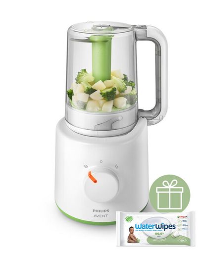 Philips AVENT Parný hrniec a mixér 2v1 SCF870/20 + Darček WaterWipes