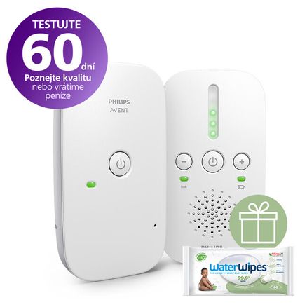 Philips AVENT Pestúnka detská audio SCD502/26 + Darček WaterWipes