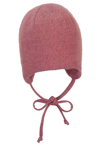 STERNTALER Čiapka na zaväzovanie vlnená podšitá MERINO pink dievča 39 cm -3-4 m