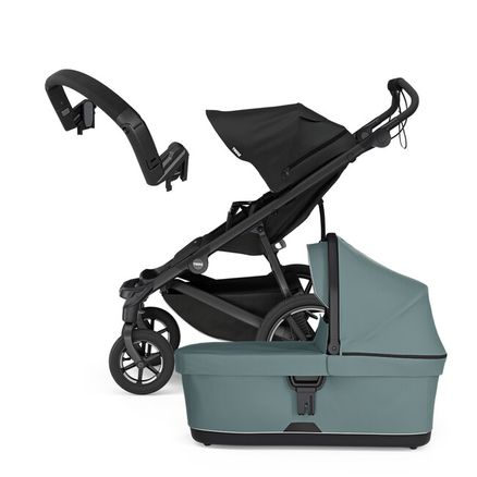 THULE Kočík Urban Glide 4-wheel Black/Mid Blue set M