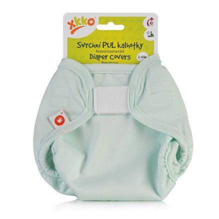 Kikko Vrchné plienkové nohavičky XKKO Newborn - Pastel Mint